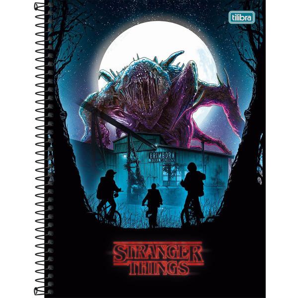 Imagem de Caderno Stranger Things Espiral 80fls Tilibra Sortido