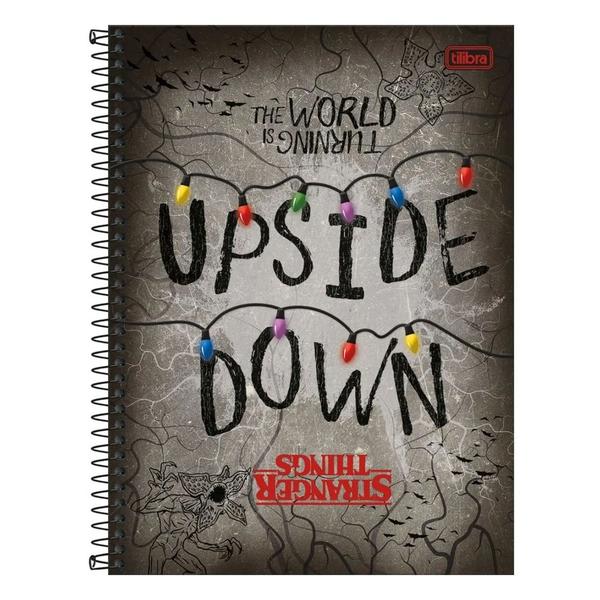 Imagem de Caderno Stranger Things - Upside Down - 160 Folhas - Tilibra