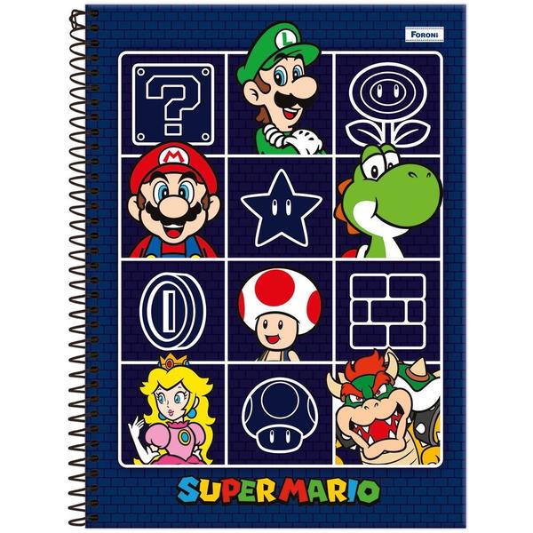 Imagem de Caderno Super Mario - Personagens - Foroni