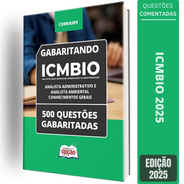 Imagem de Caderno Testes Icmbio 2025 Analista Administrativo E