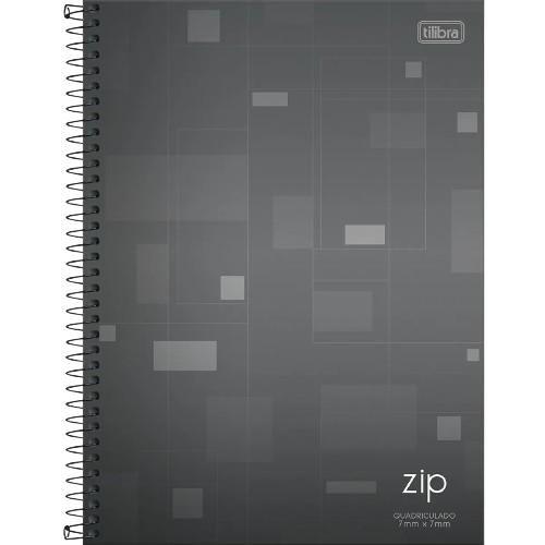 Imagem de Caderno Tilibra Espiral Capa Dura Universitário Quadriculado 7x7mm Zip - 80 Folhas