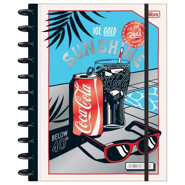 Imagem de Caderno Tilidisco Connect Coca Cola 160 Folhas Tilibra