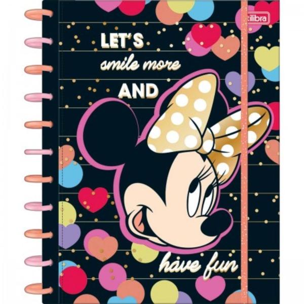 Imagem de Caderno Tilidisco Universitario 10 Materias Connect Minnie 160fls