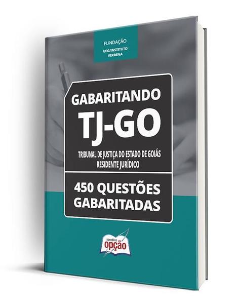 Imagem de Caderno TJ-GO - Residente Jurídico - 450 questões Gabaritadas