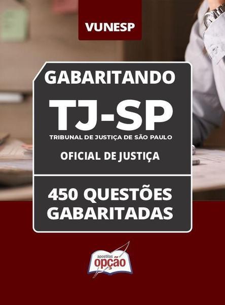 Imagem de Caderno Tj Sp 2024 - Oficial Justiça - Questões Gabaritadas