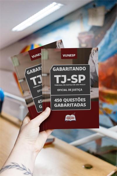 Caderno Tj Sp 2024 - Oficial Justiça - Questões Gabaritadas - Apostilas Opção Imagem de Caderno Tj Sp 2024 - Oficial Justiça - Questões Gabaritadas