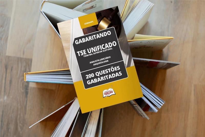 Imagem de Caderno Tse Unificado 2024 Analista Judiciário Área: Apoio