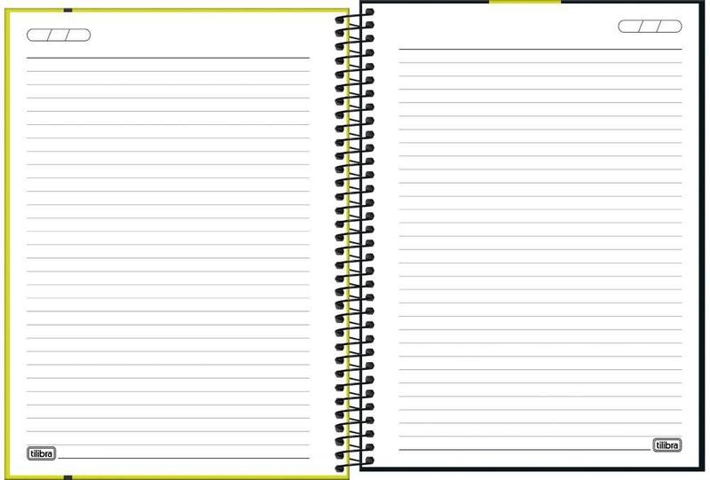 Caderno Univ. 1 Mat. Capa Plastica Neon Verde Limão Tilibra Imagem de Caderno Univ. 1 Mat. Capa Plastica Neon Verde Limão Tilibra