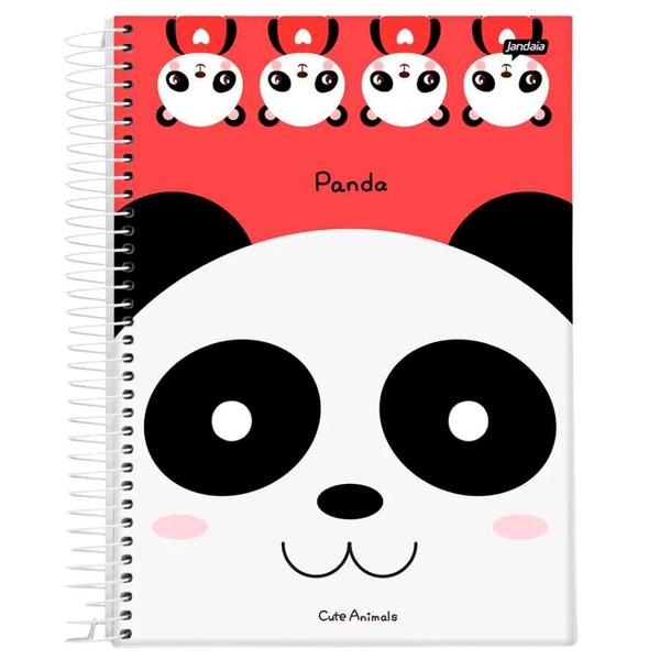 Imagem de Caderno Univ 10x1 160 Fls Cute Animals Capa Dura