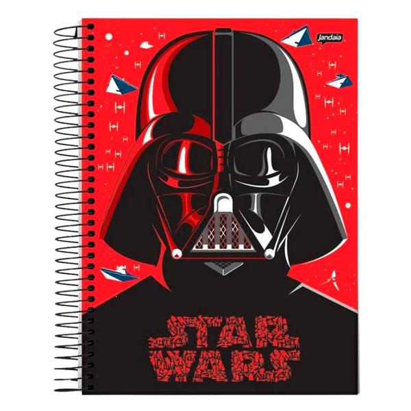 Imagem de Caderno Univ. 10x1 160 Folhas Star Wars Capa Dura