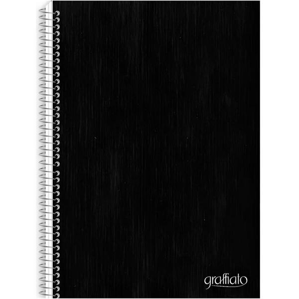 Imagem de Caderno univ 1m bolsa 120f   graf preto   10571