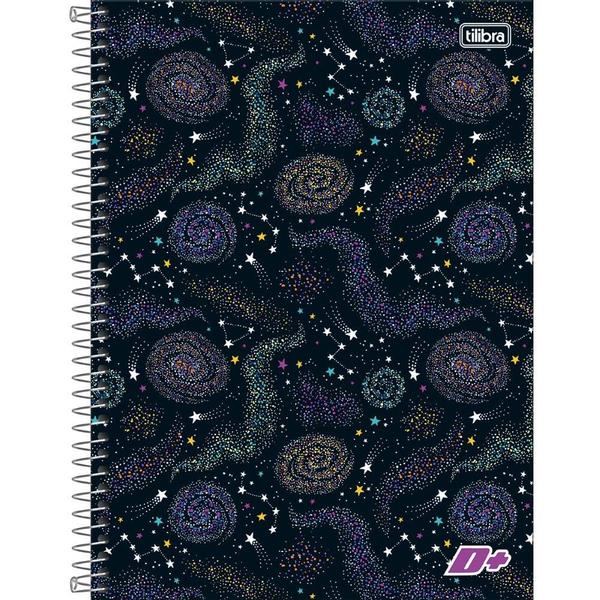 Imagem de Caderno Univ 1M Capa Dura D+ Feminino Universo 2025 96FL Tilibra