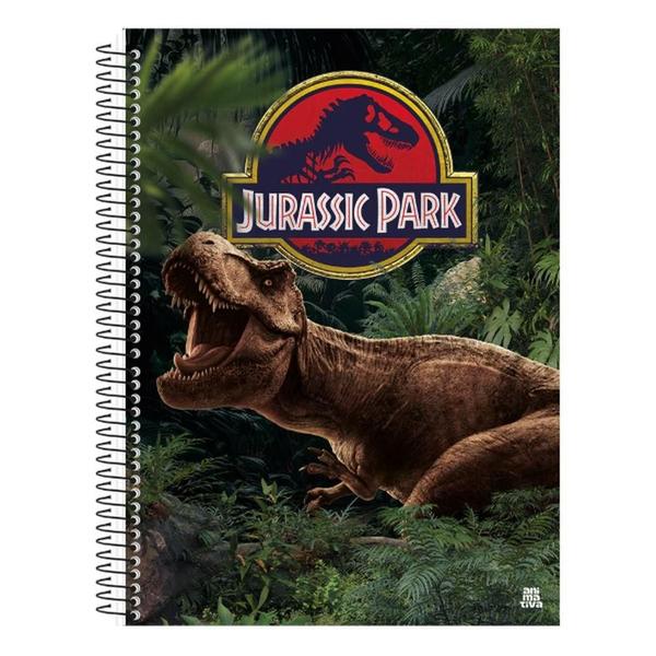 Imagem de Caderno Univ. 80 Folhas Jurassic Park Capa 1 - Animativa