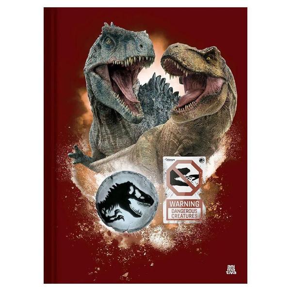 Imagem de Caderno Univ Brochura 80Fls Jurassic World Capa1 - Animativa