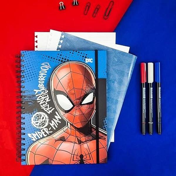 Imagem de Caderno Univ. Espiral 80 Folhas Smart Homem Aranha - DAC