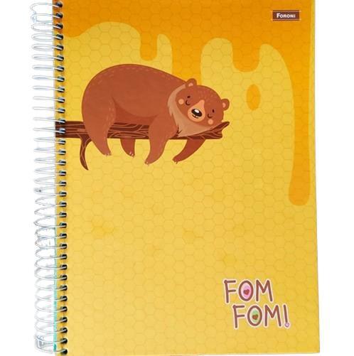 Imagem de Caderno Universitário 1 Matéria 80 Fls Foroni Fom Fom Mel