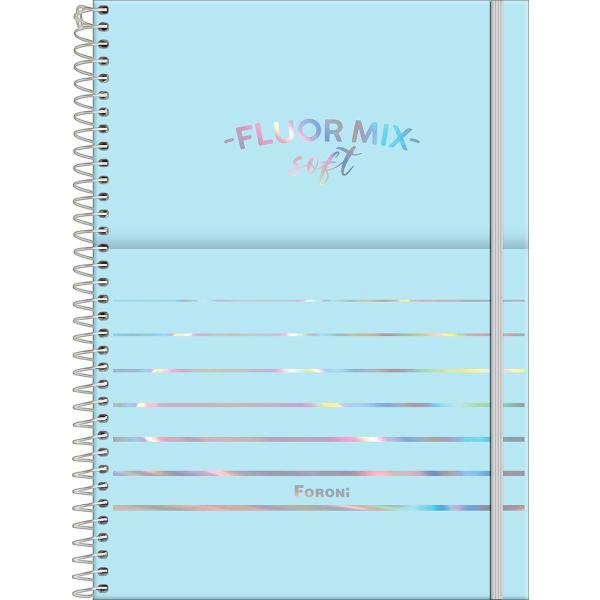 Imagem de Caderno Universitario 1 Materia Fluor Mox Soft Capa Plástica