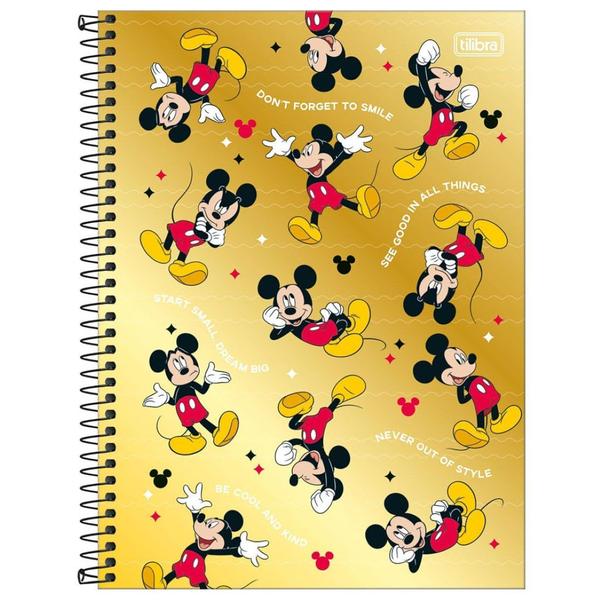 Imagem de Caderno Universitário 10 Matérias Mickey Tilibra