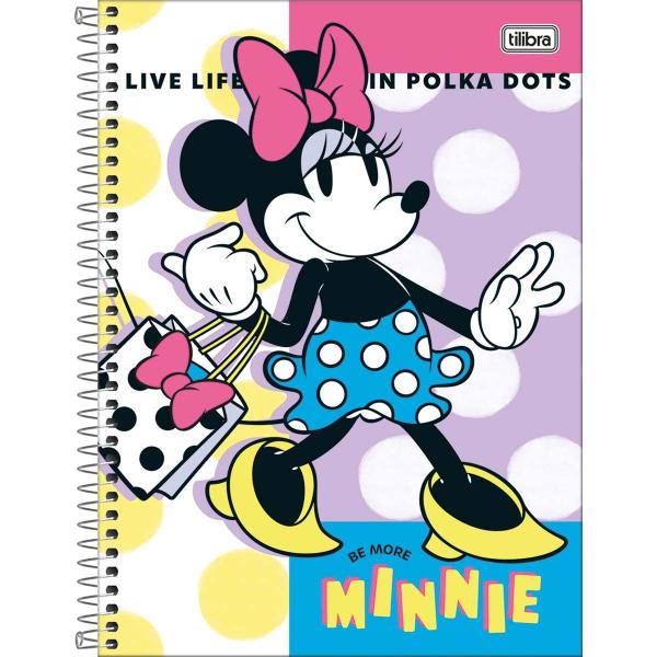 Imagem de Caderno Universitário 10 Matérias Minnie Fit 160 Folhas Tilibra