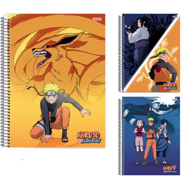 Imagem de Caderno universitario 10m cd b/a 160f  naruto   sao domingos   10282