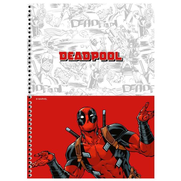 Imagem de Caderno Universitário 10x1 160 Fls C.D. São D. - Deadpool 1