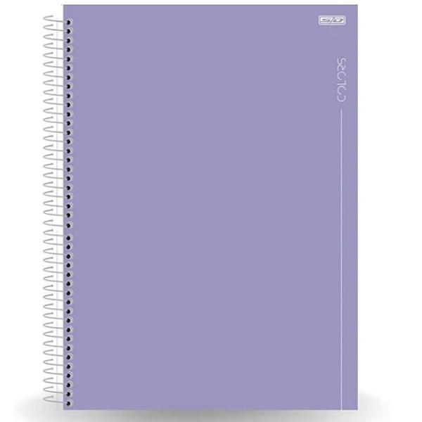 Imagem de Caderno universitario 1m cd 80f  colors lilas    sao domingos   10202