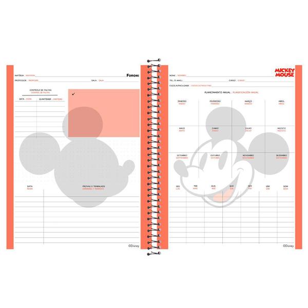 Imagem de Caderno Universitário 1x1 80 Fls C.D. Foroni - Mickey 1