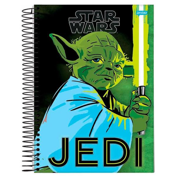 Imagem de Caderno Universitário 1x1 80 Fls C.D. Jandaia - Star Wars 1