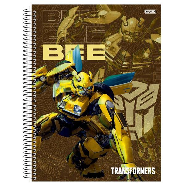 Imagem de Caderno Universitário 1x1 80 Fls C.D. São D. - Transformers 1