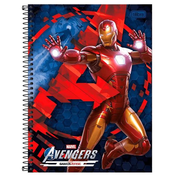 Imagem de Caderno Universitário 1x1 80 Fls C.D. Tilibra - Avengers Game 10