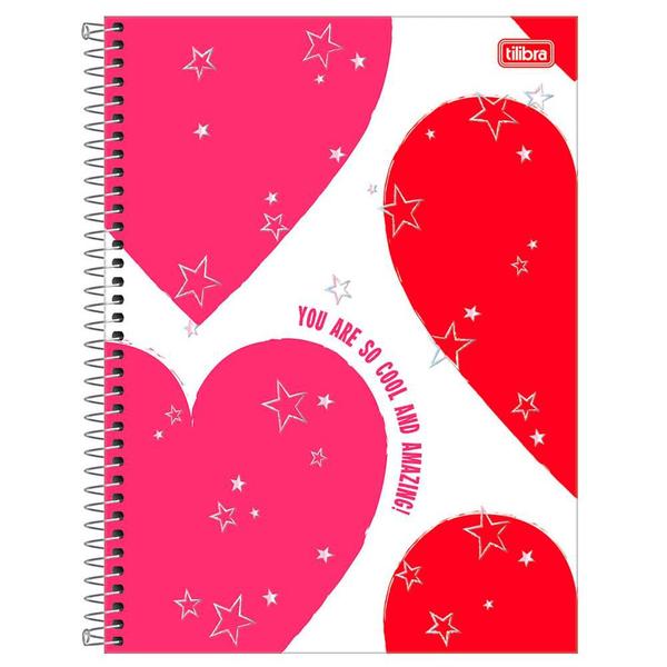 Imagem de Caderno Universitário 1x1 80 Fls C.D. Tilibra - Pink Love 6