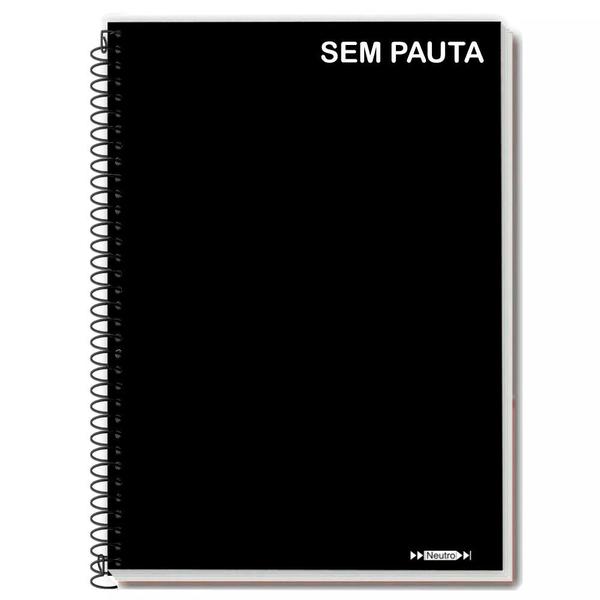 Imagem de Caderno Universitário 1x1 96 fls C.D. Tamoio - Neutro Sem Pauta