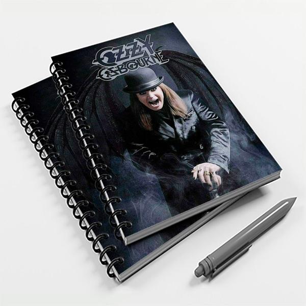 Imagem de Caderno Universitário 200 fls 10 Mat. Rock Ozzy Osbourne