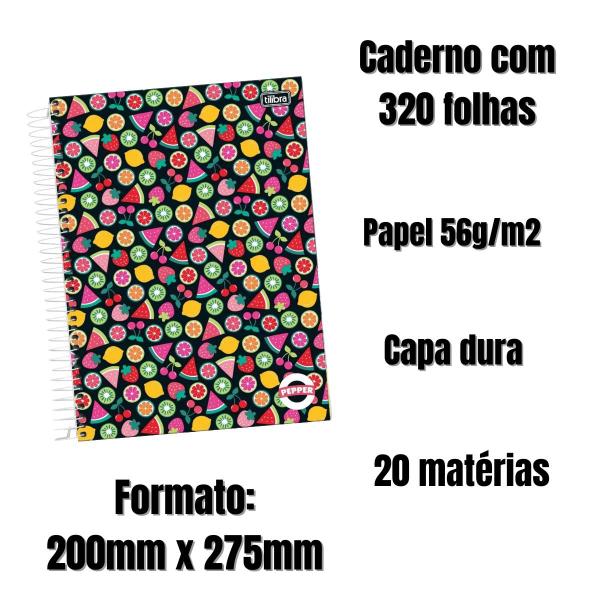 Imagem de Caderno universitário 20m 320f pepper fem cd - tilibra