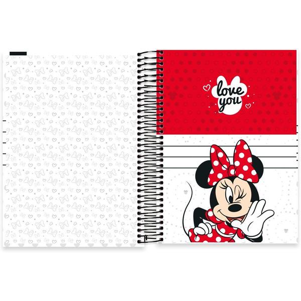 Imagem de Caderno Universitário Capa Dura 10x1 160 Folhas Minnie