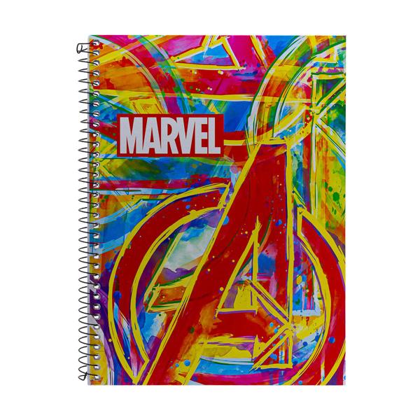 Imagem de Caderno Universitário Capa Dura 1X1 80 Folhas - Marvel