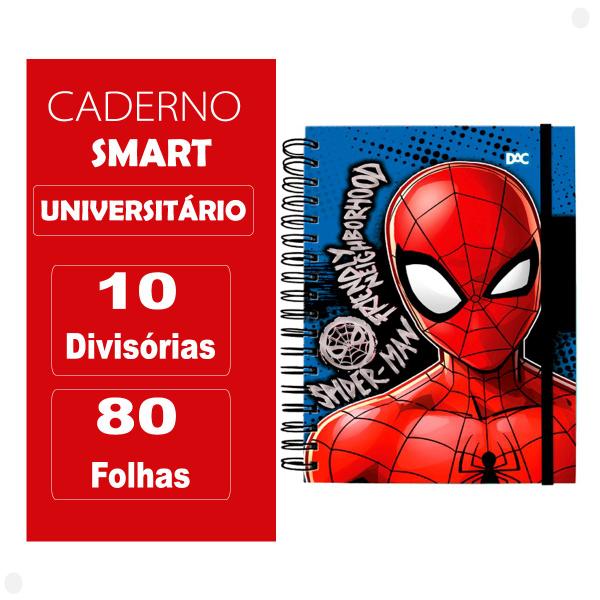 Imagem de Caderno Universitário DAC Smart 80fls Tira Põe 10 Divisõrias