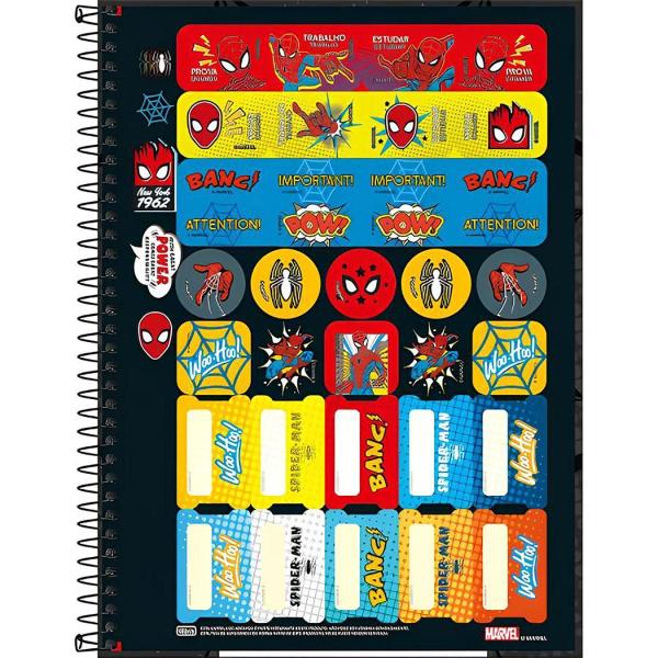 Imagem de Caderno Universitário Homem Aranha Spider Man 80Fls Tilibra