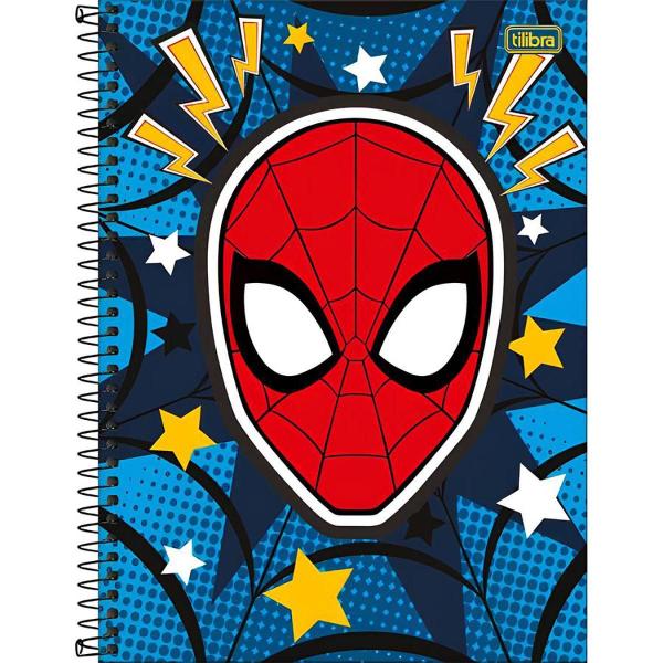 Imagem de Caderno Universitário Homem Aranha Spider Man 80Fls Tilibra