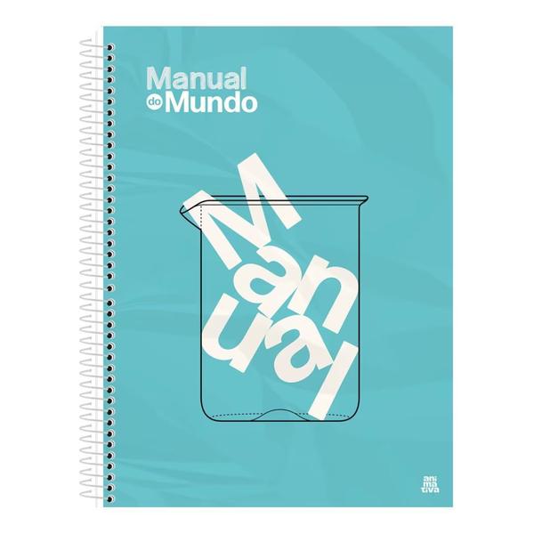 Imagem de Caderno Universitário Manual Do Mundo 1M 80F - ANIMATIVA