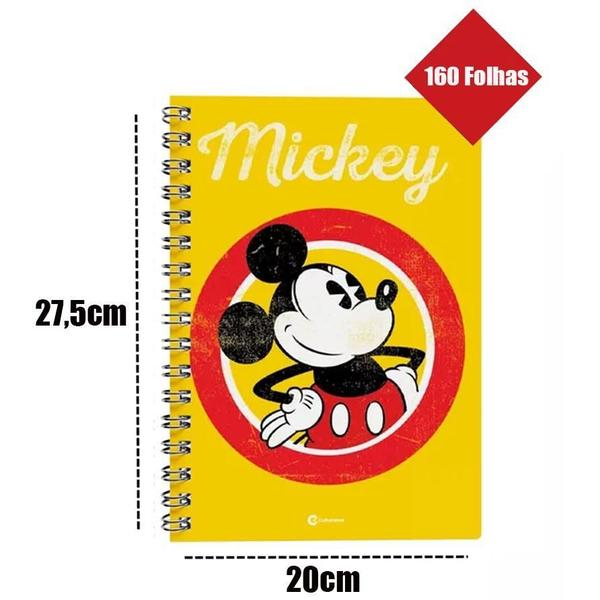 Imagem de Caderno Universitário Mickey 10 Matéria Culturama 160 Folhas