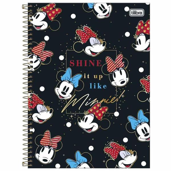 Imagem de Caderno Universitário Minnie Core 10 Matérias Tilibra