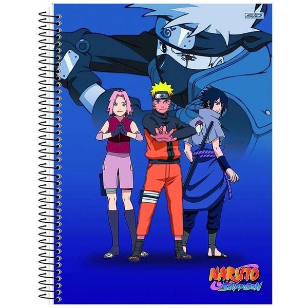 Imagem de Caderno Universitario Naruto Shippuden Azul 1 Materia SD