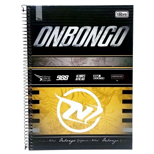 Imagem de Caderno Universitario Onbongo California 1M 80Folhas Tilibra