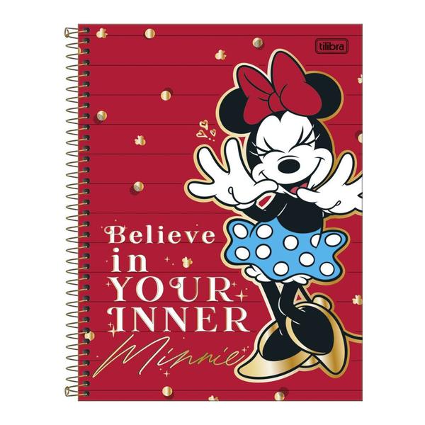 Imagem de Caderno Universitário Tilibra Espiral 80Fls Minnie Mouse