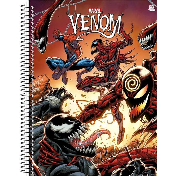 Imagem de Caderno Venom Ataque - 80 Folhas - Animativa