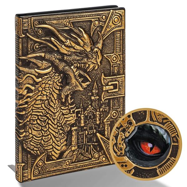 Imagem de Caderno Wunhunew 3D Dragon DND Journal 200 páginas A5