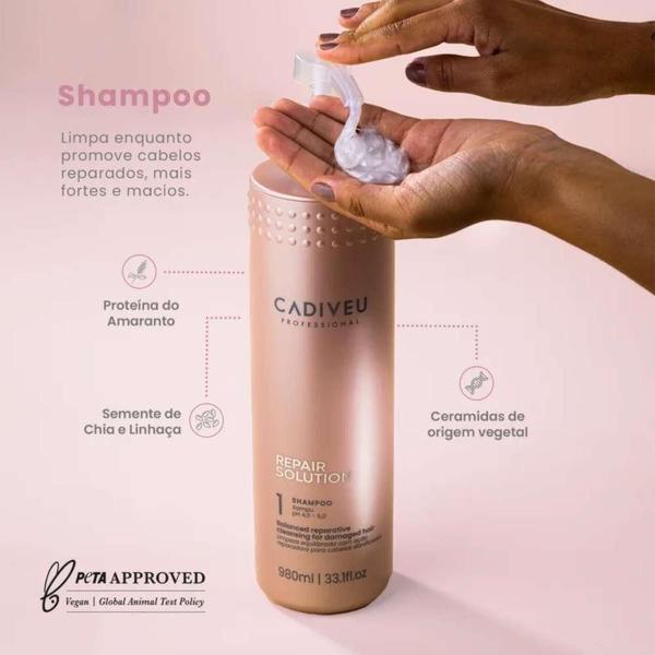 Imagem de Cadiveu Repair Solution Shampoo 980ml