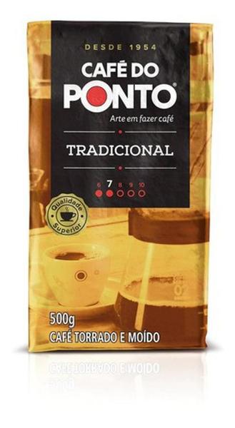 Café À Vácuo Torrado E Moído Tradicional Do Ponto 500G Imagem de Café À Vácuo Torrado E Moído Tradicional Do Ponto 500G