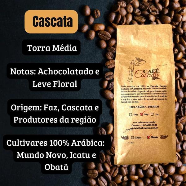 Imagem de Café Artesanal Cascata 500 G Premium 100% Arábica Gourmet